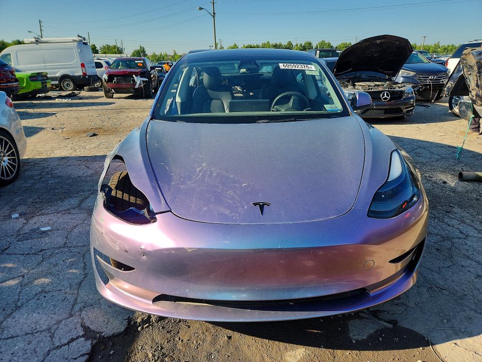2022 Tesla Model 3 მანქანა იყიდება აუქციონზე, vin: 5YJ3E1EBXNF103997, აუქციონის ნომერი: 60592326