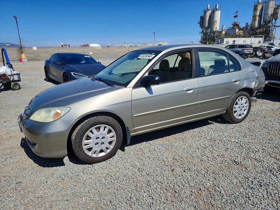 2004 Honda Civic მანქანა იყიდება აუქციონზე, vin: 2HGES16554H587517, აუქციონის ნომერი: 63036546