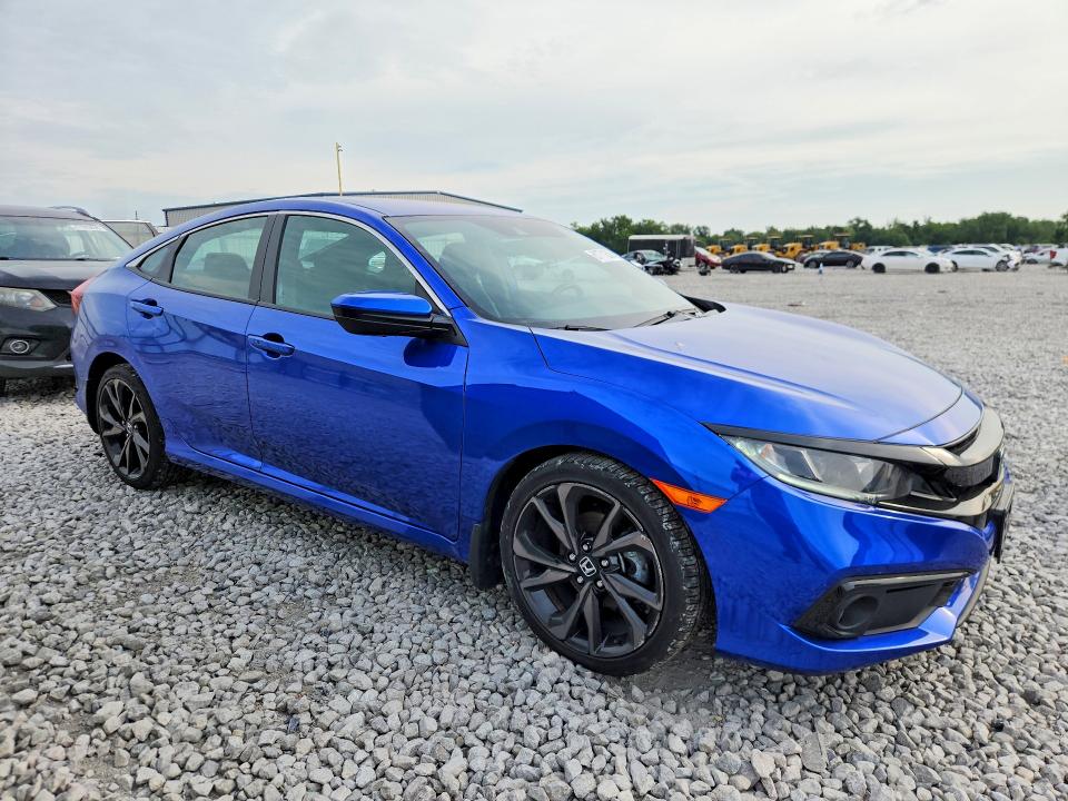 Продажа на аукционе авто 2020 Honda Civic, vin: 19XFC2F80LE027091, номер лота: 61771256