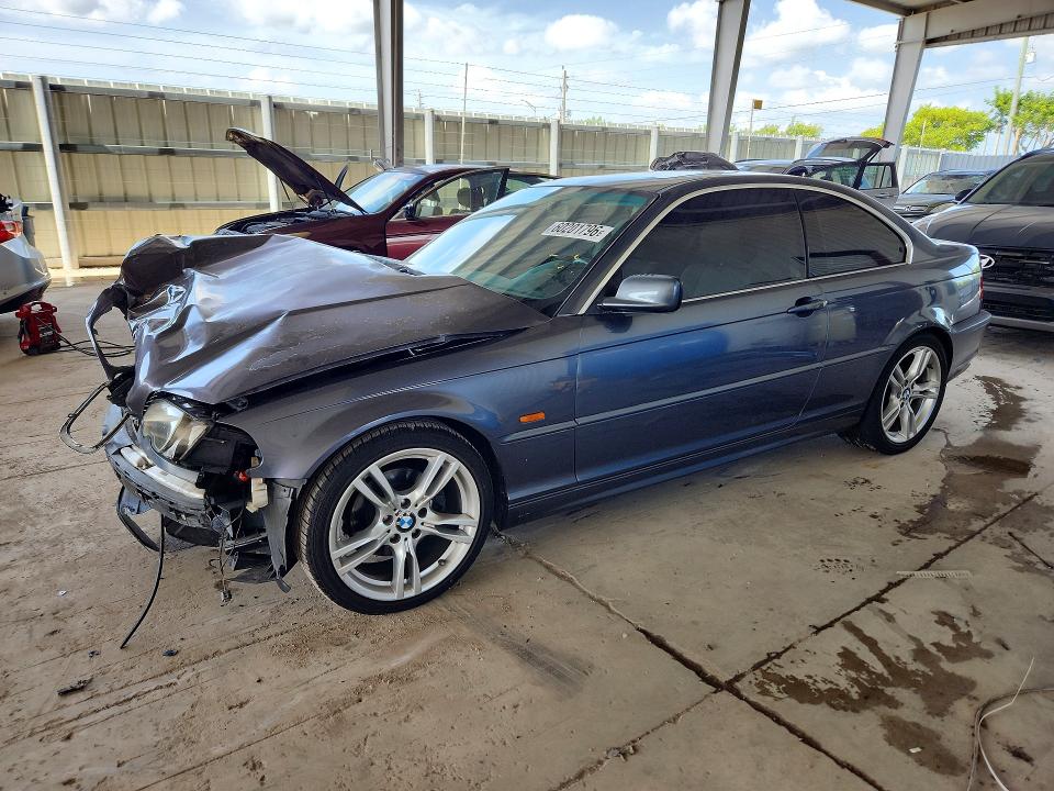 60201796 :رقم المزاد ، WBABN334X2JW51706 vin ، 2002 Bmw 325ci مزاد بيع