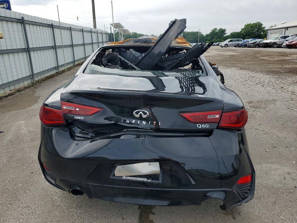 60197416 :رقم المزاد ، JN1EV7ELXHM553622 vin ، 2017 Infiniti Q60 مزاد بيع