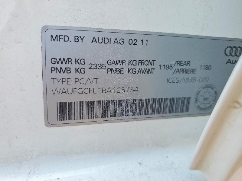 Aukcja sprzedaży 2011 Audi S4, vin: WAUFGCFL1BA125754, numer aukcji: 62305926