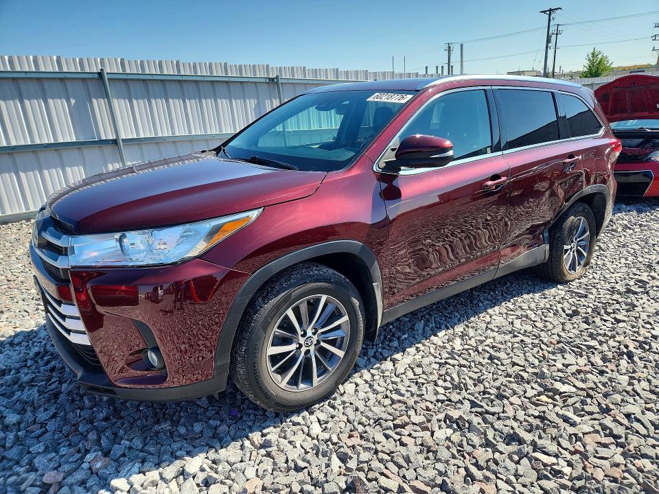 Aukcja sprzedaży 2019 Toyota Highlander, vin: 5TDJZRFH4KS970378, numer aukcji: 60218776