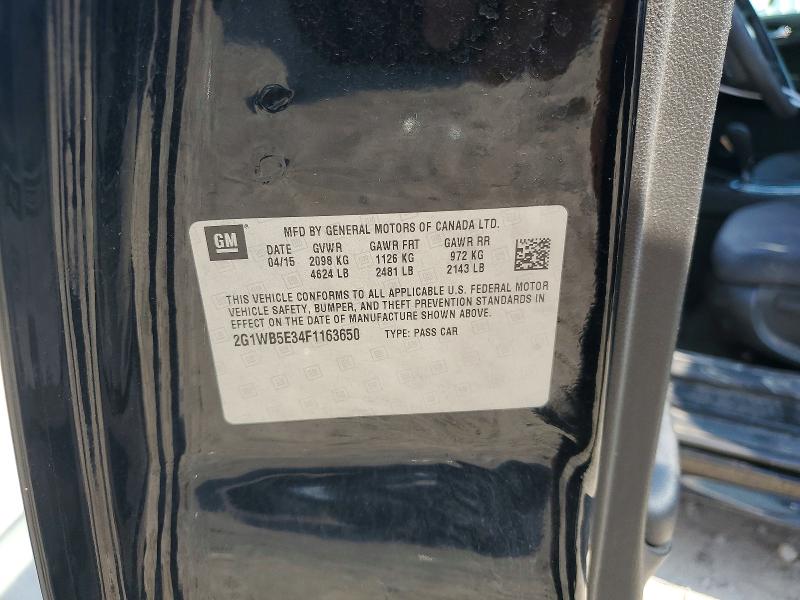 2015 Chevrolet Impala Limited მანქანა იყიდება აუქციონზე, vin: 2G1WB5E34F1163650, აუქციონის ნომერი: 63210406