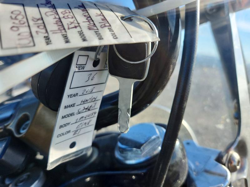 60787136 :رقم المزاد ، 1HD1YJJ15JC029650 vin ، 2018 Harley-davidson Fxbb مزاد بيع