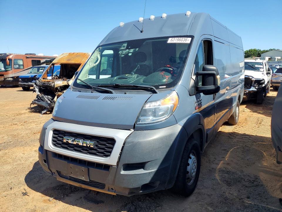 2021 Ram Promaster 3500 მანქანა იყიდება აუქციონზე, vin: 3C6MRVJGXME552478, აუქციონის ნომერი: 63196036