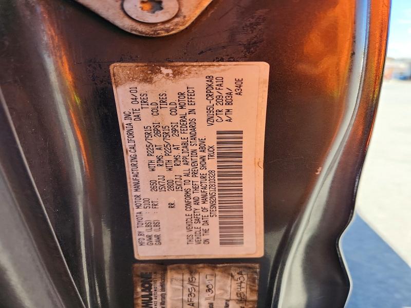 Aukcja sprzedaży 2001 Toyota Tacoma, vin: 5TESN92N51Z810328, numer aukcji: 60683966