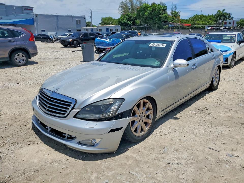 60190026 :رقم المزاد ، WDDNG71X27A107972 vin ، 2007 Mercedes-benz S مزاد بيع
