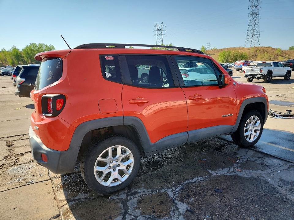 Aukcja sprzedaży 2016 Jeep Renegade, vin: ZACCJBBT5GPE15011, numer aukcji: 62964976