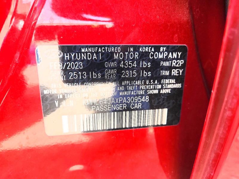 Продажа на аукционе авто 2023 Hyundai Sonata, vin: KMHL64JAXPA309548, номер лота: 61519186