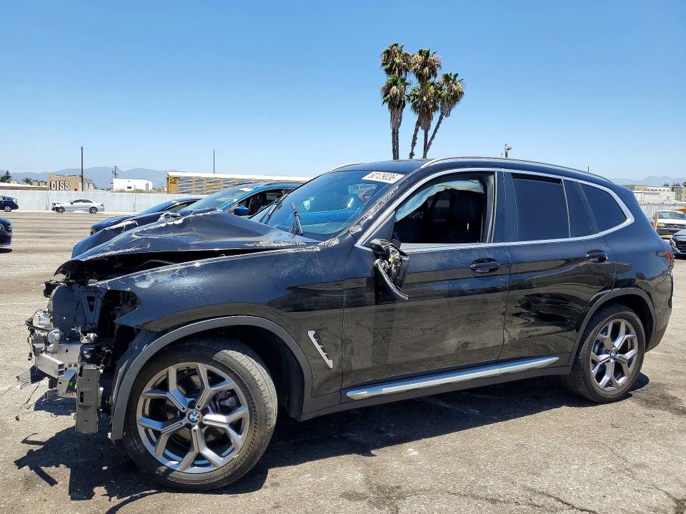 2022 Bmw X3 მანქანა იყიდება აუქციონზე, vin: 5UX43DP08N9N01385, აუქციონის ნომერი: 60129036