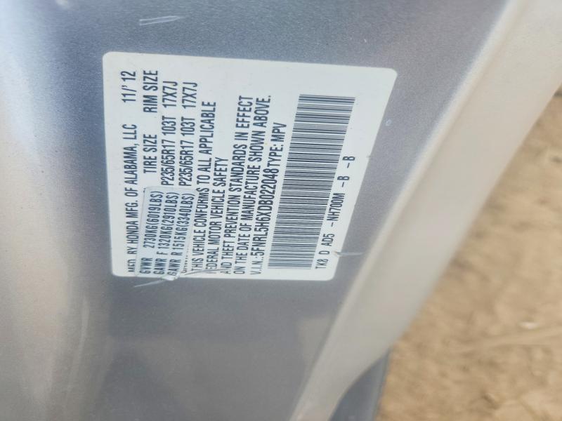 Продажа на аукционе авто 2013 Honda Odyssey, vin: 5FNRL5H6XDB022048, номер лота: 62310876