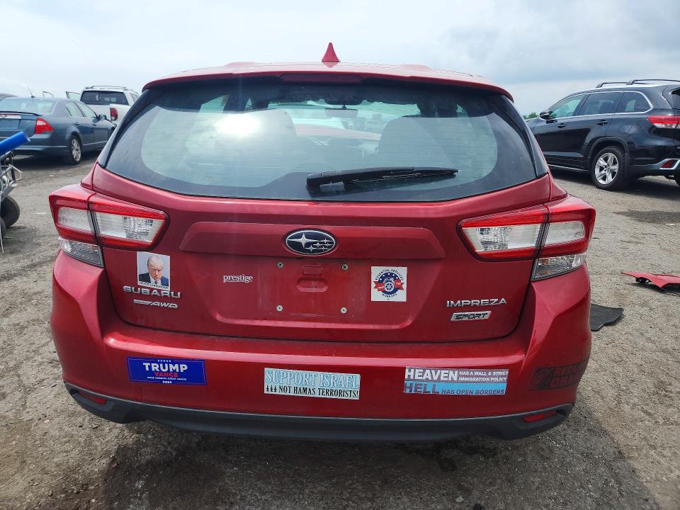 62055696 :رقم المزاد ، 4S3GTAL66J1716697 vin ، 2018 Subaru Impreza مزاد بيع