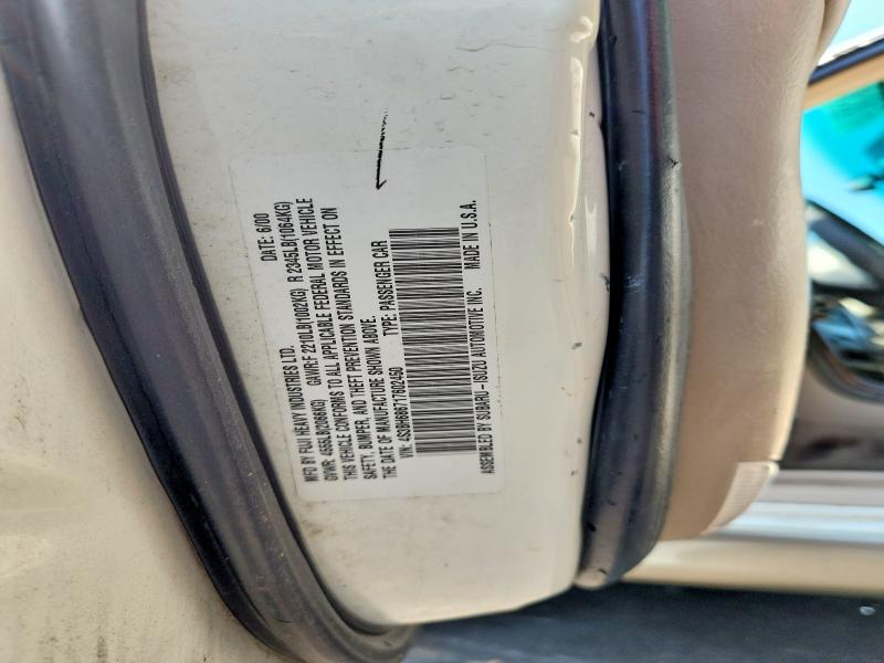 Продажа на аукционе авто 2001 Subaru Legacy, vin: 4S3BH686717602450, номер лота: 61809566