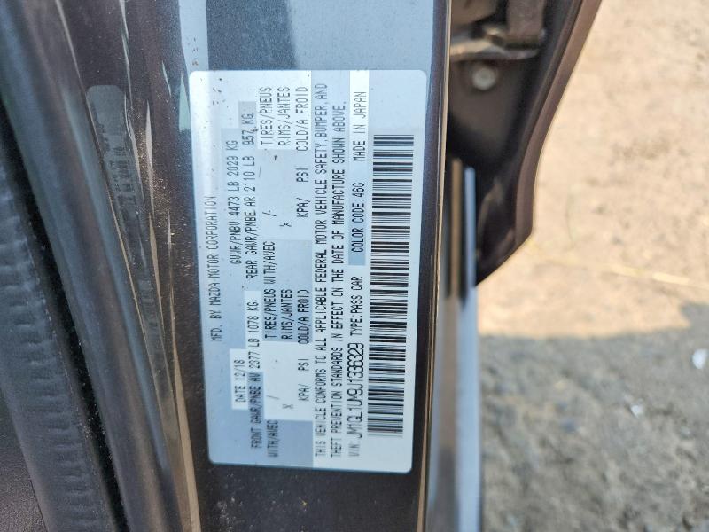 Продажа на аукционе авто 2018 Mazda 6, vin: JM1GL1UM9J1336329, номер лота: 61050366