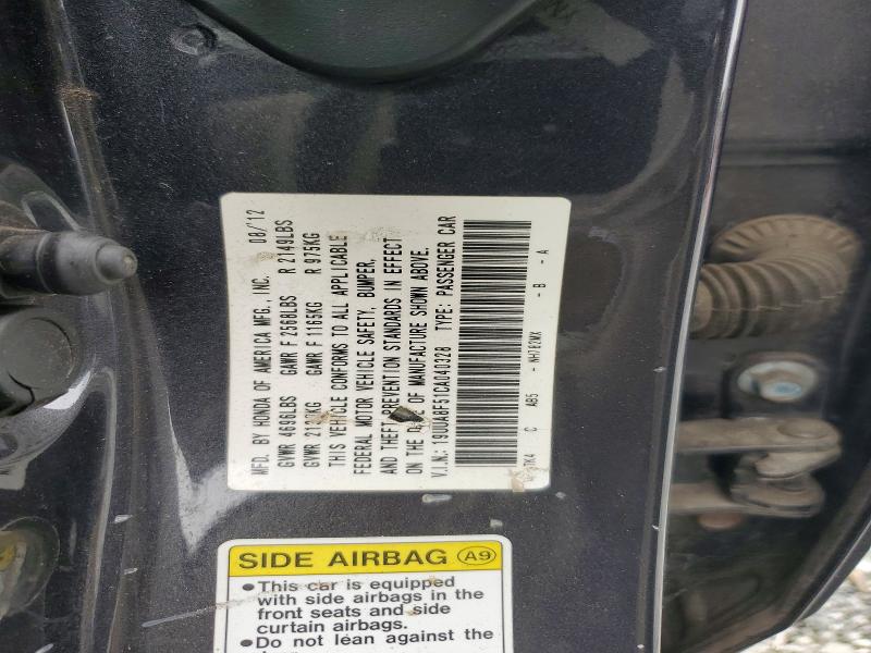 Продаж на аукціоні авто 2012 Acura Tl, vin: 19UUA8F51CA040328, номер лоту: 62418646
