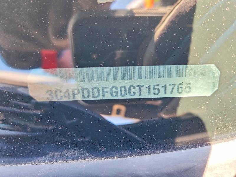 60278596 :رقم المزاد ، 3C4PDDFG0CT151765 vin ، 2012 Dodge Journey مزاد بيع