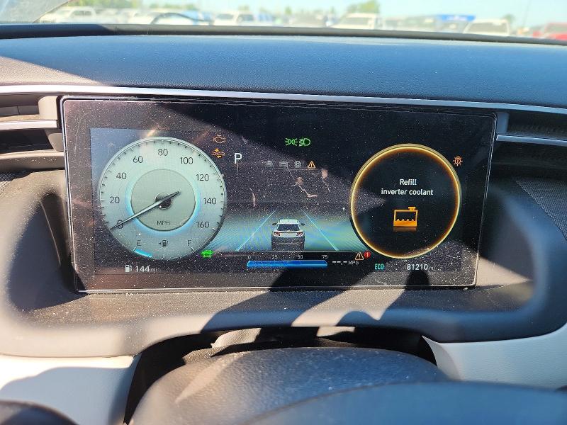 2022 Hyundai Tucson მანქანა იყიდება აუქციონზე, vin: KM8JFCA13NU040614, აუქციონის ნომერი: 61761526