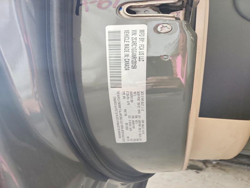 61552046 :رقم المزاد ، 2C4RC1GG4NR120159 vin ، 2022 Chrysler Pacifica مزاد بيع