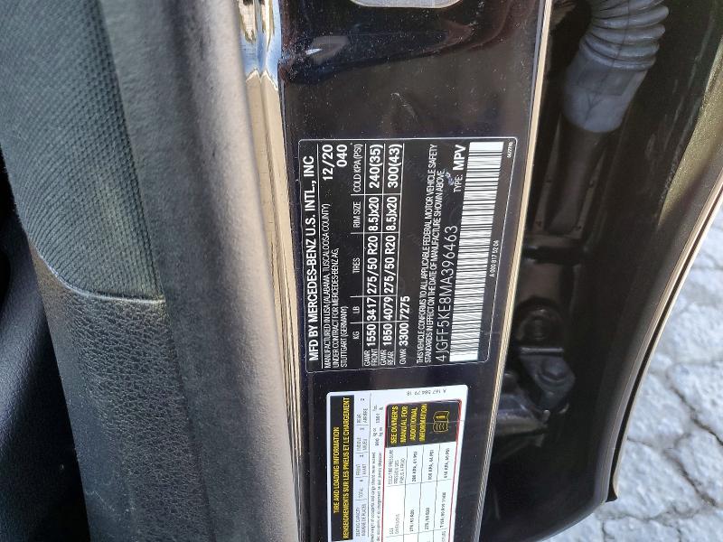 2021 Mercedes-benz Gls მანქანა იყიდება აუქციონზე, vin: 4JGFF5KE8MA396463, აუქციონის ნომერი: 63573866