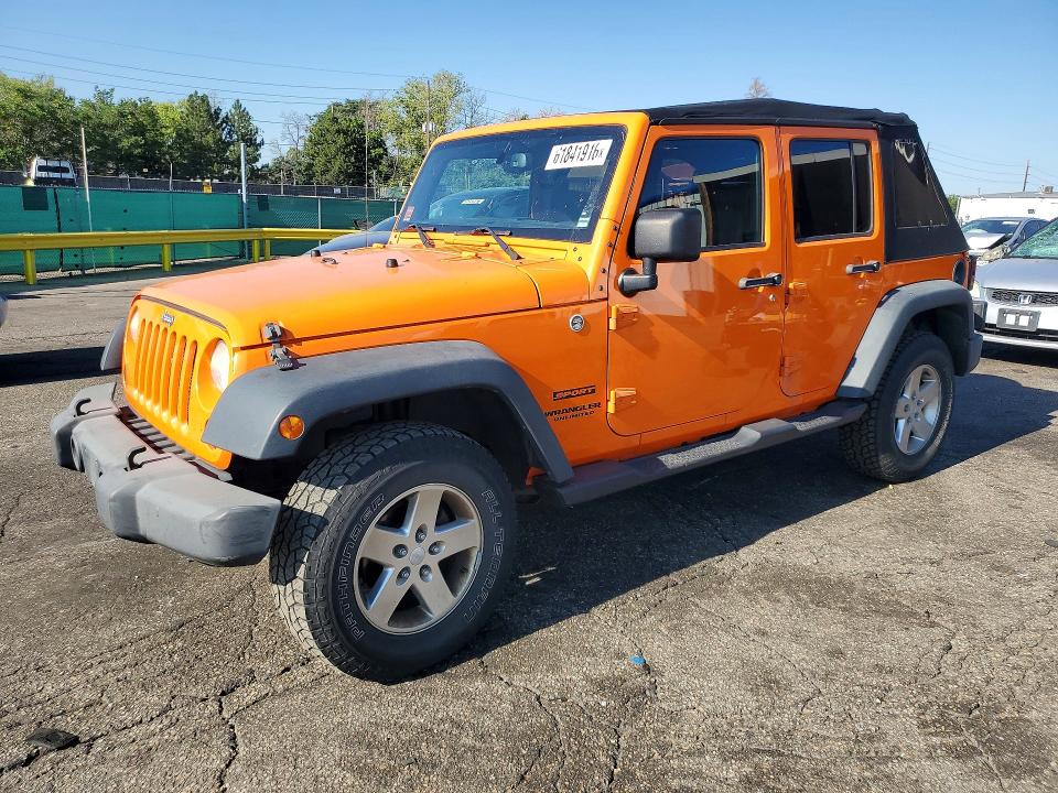 Продажа на аукционе авто 2013 Jeep Wrangler Unlimited, vin: 1C4BJWDG5DL520568, номер лота: 61841916
