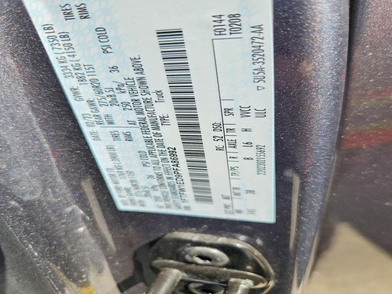 Aukcja sprzedaży 2023 Ford F150, vin: 1FTFW1ED9PFA86992, numer aukcji: 63177146