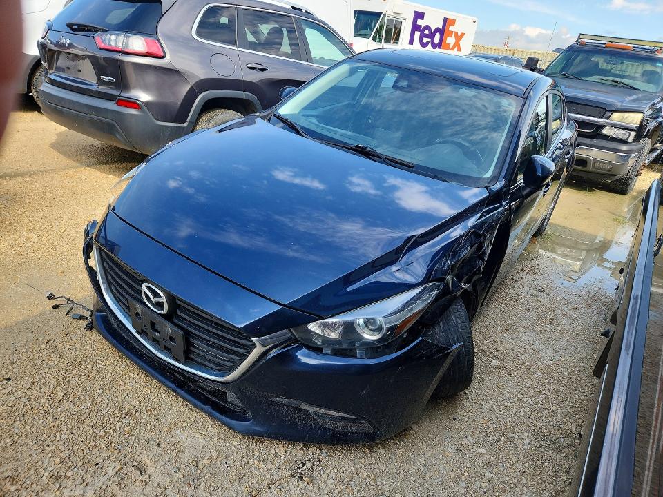 2018 Mazda 3 მანქანა იყიდება აუქციონზე, vin: JM1BN1V75J1165978, აუქციონის ნომერი: 57926556