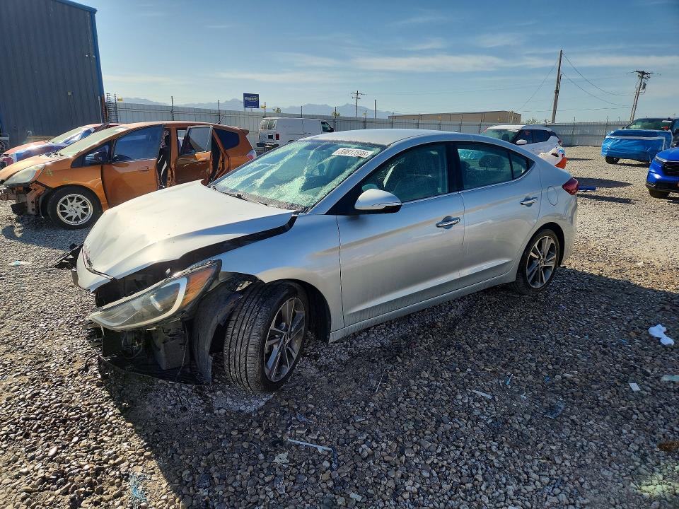 59817536 :رقم المزاد ، 5NPD84LF2HH059907 vin ، 2017 Hyundai Elantra مزاد بيع