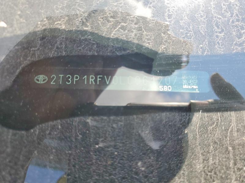 Продаж на аукціоні авто 2020 Toyota Rav4, vin: 2T3P1RFV0LC061207, номер лоту: 59597846