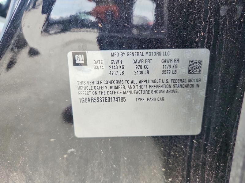 Aukcja sprzedaży 2014 Cadillac Cts, vin: 1G6AR5S37E0174785, numer aukcji: 61558216