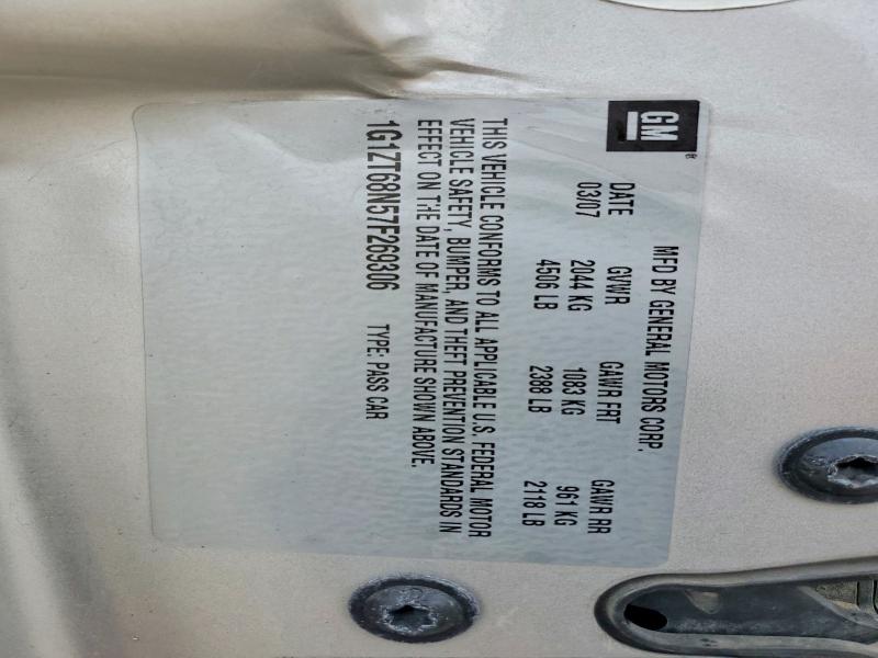 Aukcja sprzedaży 2007 Chevrolet Malibu, vin: 1G1ZT68N57F269306, numer aukcji: 61329636