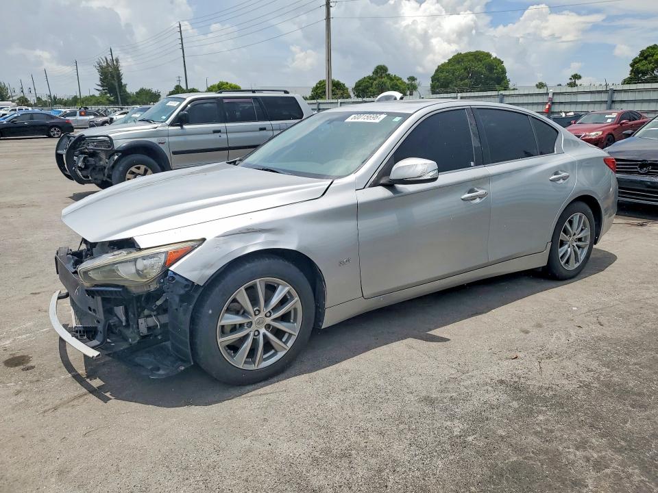 2017 Infiniti Q50 მანქანა იყიდება აუქციონზე, vin: JN1EV7AP8HM736624, აუქციონის ნომერი: 60015696