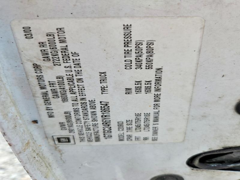 Продажа на аукционе авто 2000 Gmc Sierra, vin: 1GTGC24R6YR186547, номер лота: 59776956