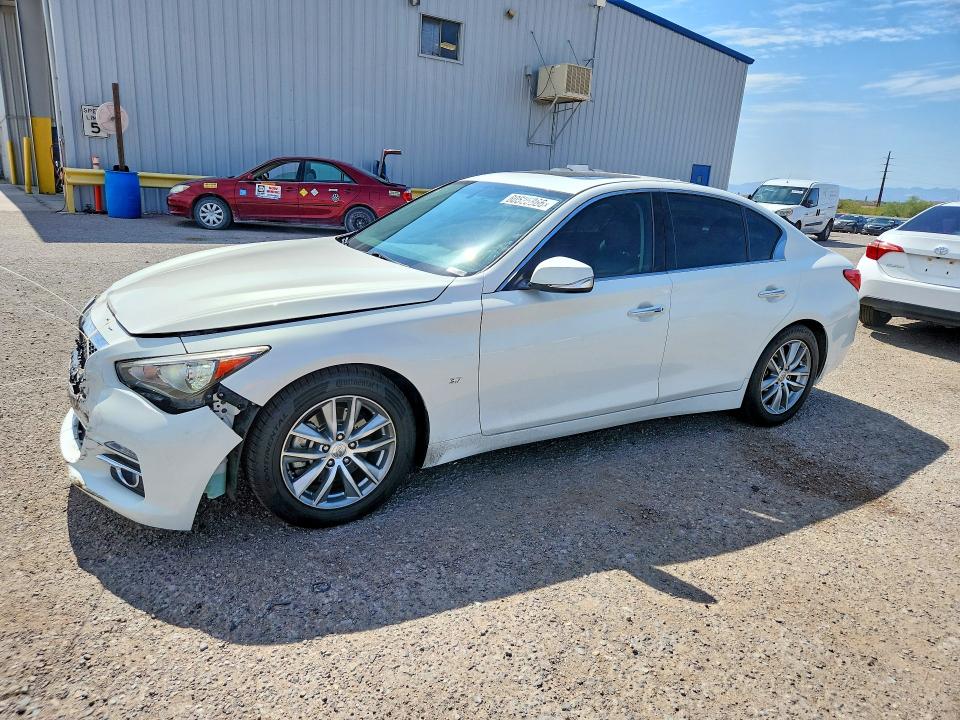 60525866 :رقم المزاد ، JN1BV7AP5FM331496 vin ، 2015 Infiniti Q50 مزاد بيع