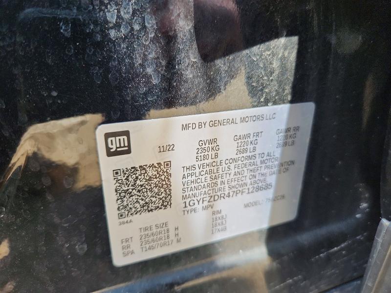 Aukcja sprzedaży 2023 Cadillac Xt4, vin: 1GYFZDR47PF128685, numer aukcji: 61232316