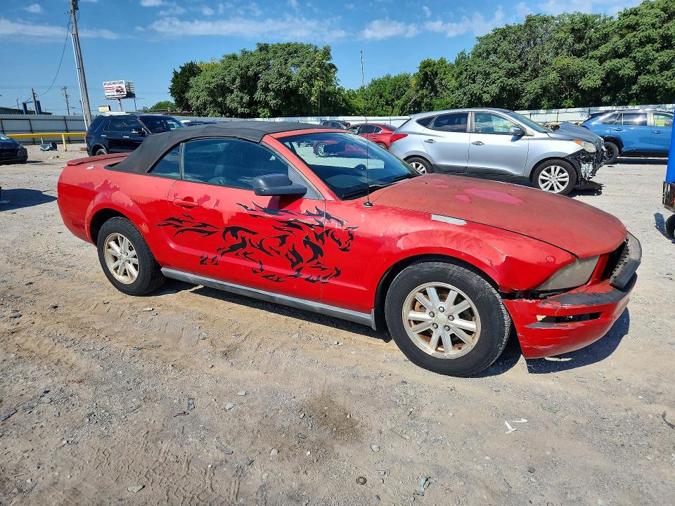 59987656 :رقم المزاد ، 1ZVFT84N175297912 vin ، 2007 Ford Mustang مزاد بيع