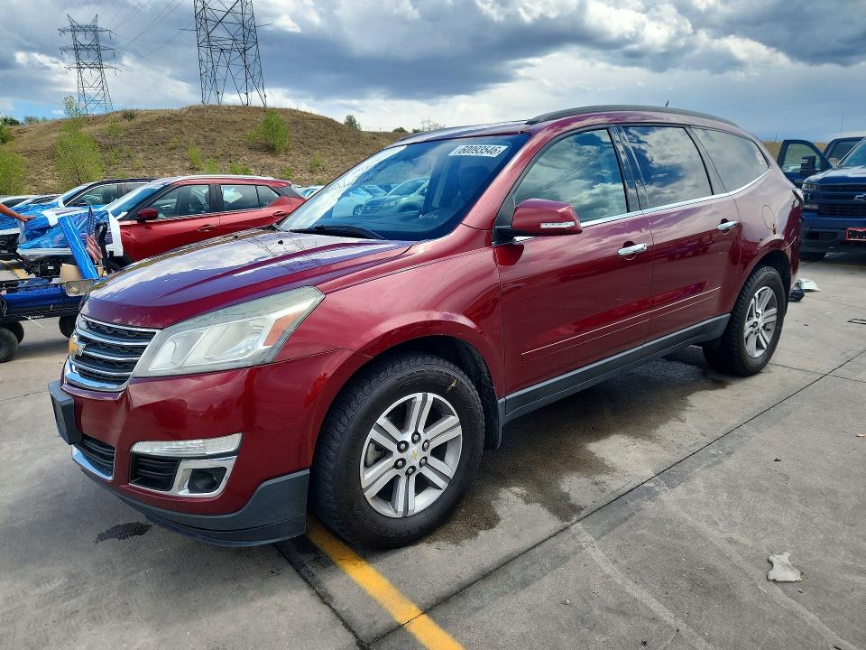 60093546 :رقم المزاد ، 1GNKVHKDXFJ333115 vin ، 2015 Chevrolet Traverse مزاد بيع
