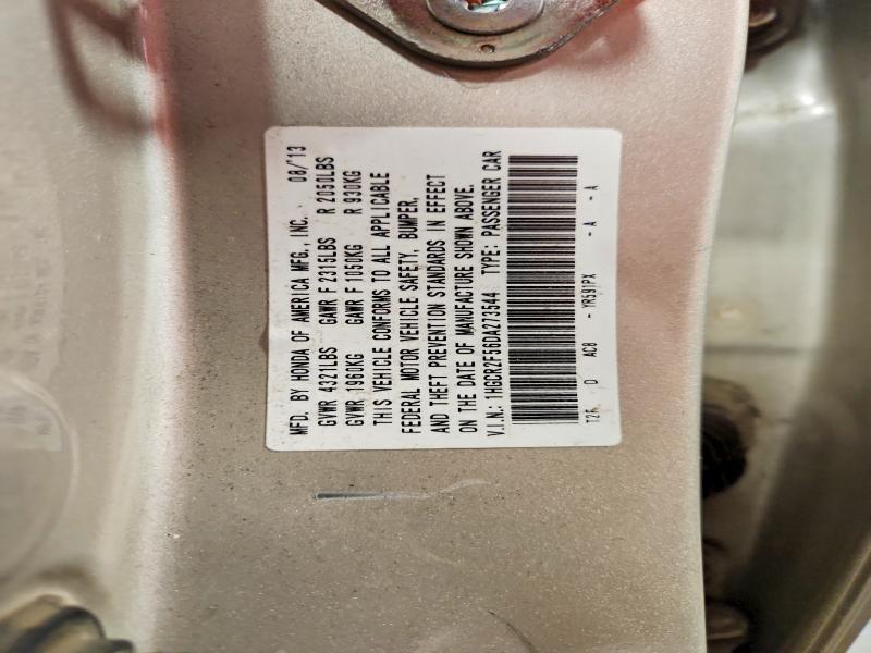 2013 Honda Accord მანქანა იყიდება აუქციონზე, vin: 1HGCR2F56DA273544, აუქციონის ნომერი: 61902566