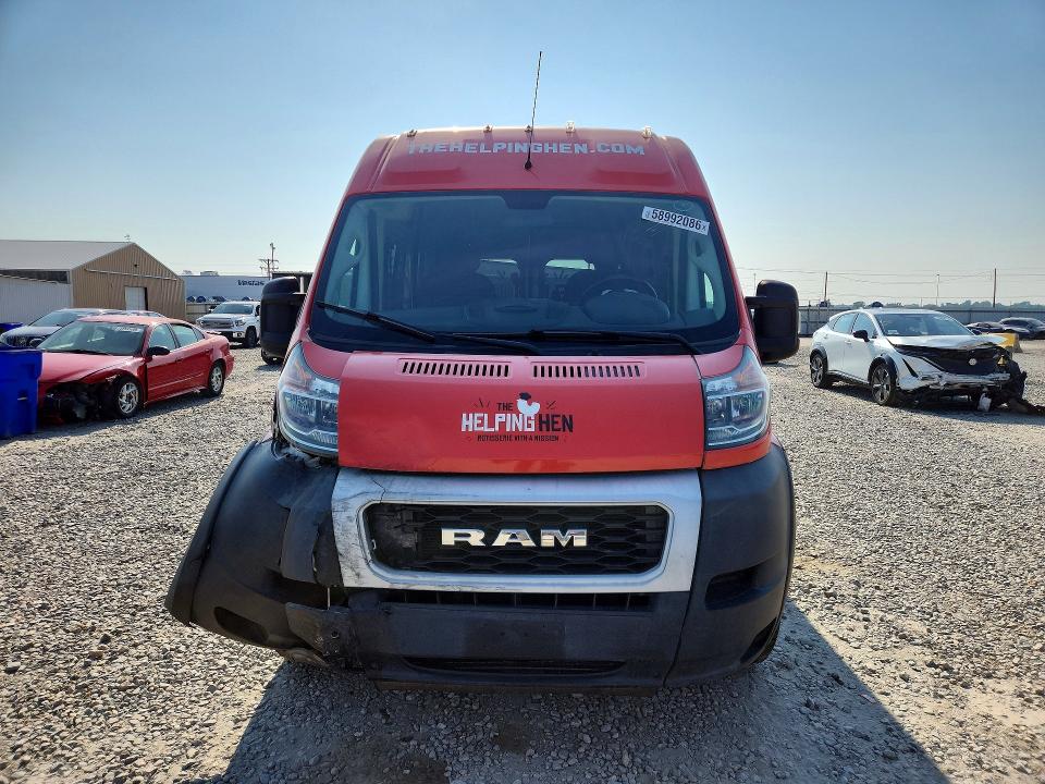 Продажа на аукционе авто 2021 Ram Promaster 2500, vin: 3C6LRVDG5ME508170, номер лота: 58992086