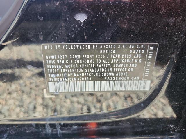 Продажа на аукционе авто 2014 Volkswagen Jetta, vin: 3VWD07AJ6EM370999, номер лота: 61795806