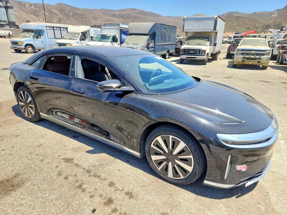 61712706 :رقم المزاد ، 50EA1TEA6RA006702 vin ، 2024 Lucid Motors Air مزاد بيع