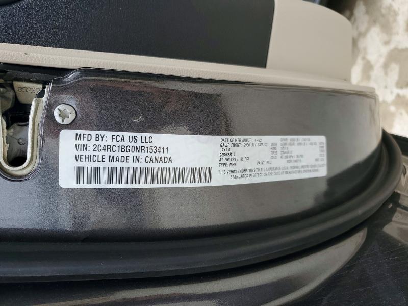 Aukcja sprzedaży 2022 Chrysler Pacifica, vin: 2C4RC1BG0NR153411, numer aukcji: 62232926