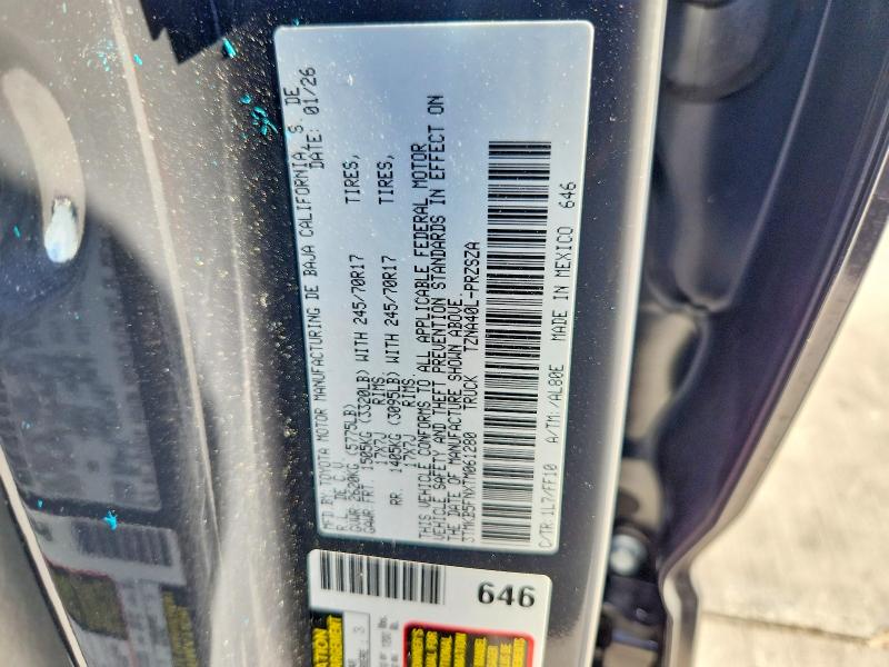 Продажа на аукционе авто 2026 Toyota Tacoma, vin: 3TMKB5FNXTM061280, номер лота: 59718596