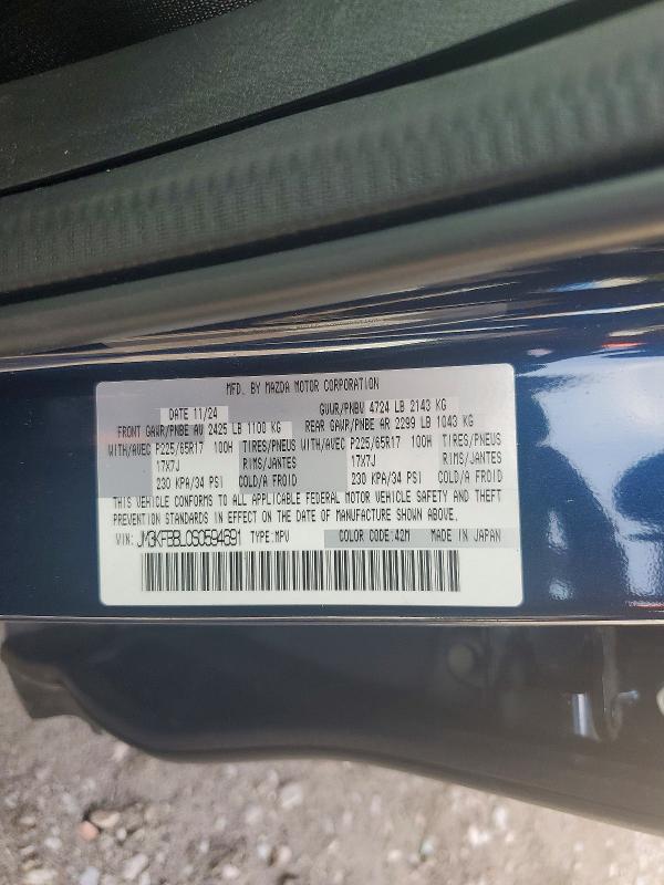 Продаж на аукціоні авто 2025 Mazda Cx-5, vin: JM3KFBBL0S0594691, номер лоту: 61238856