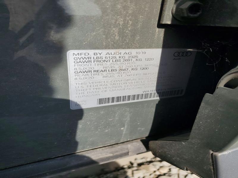 62633576 :رقم المزاد ، WA1EECF31L1026920 vin ، 2020 Audi Q3 مزاد بيع