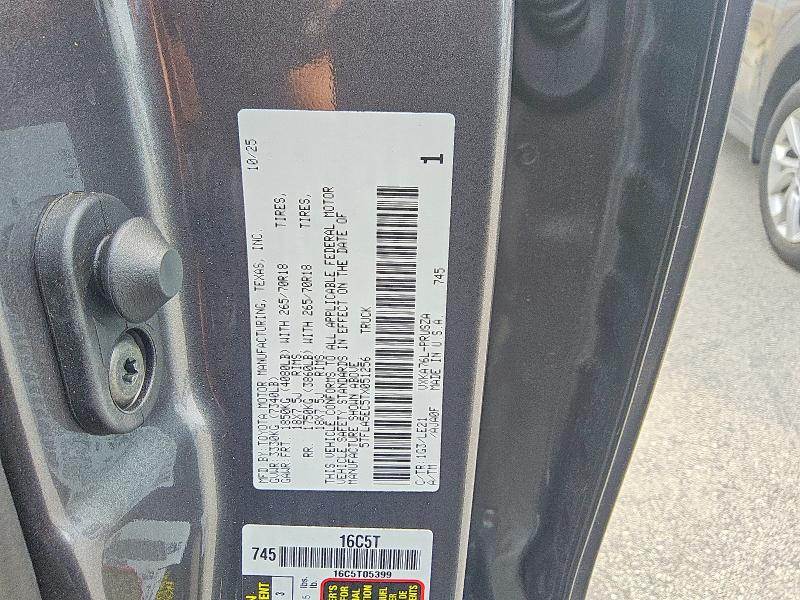 2026 Toyota Tundra მანქანა იყიდება აუქციონზე, vin: 5TFLA5EC5TX051256, აუქციონის ნომერი: 58753956