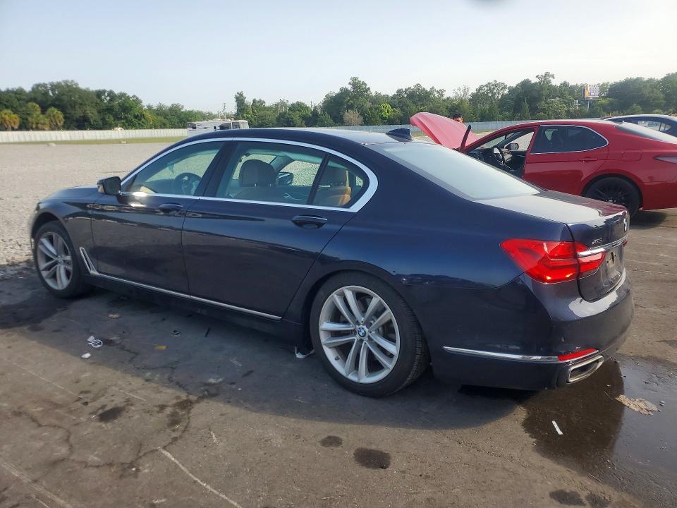2017 Bmw 750 მანქანა იყიდება აუქციონზე, vin: WBA7F2C55HG422684, აუქციონის ნომერი: 60595306