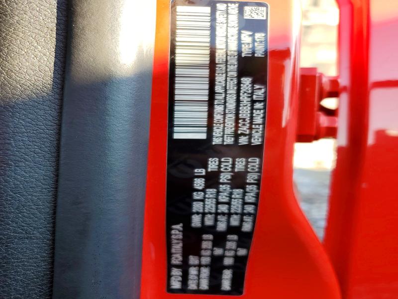 Продаж на аукціоні авто 2017 Jeep Renegade, vin: ZACCJBBB3HPF29548, номер лоту: 60673746