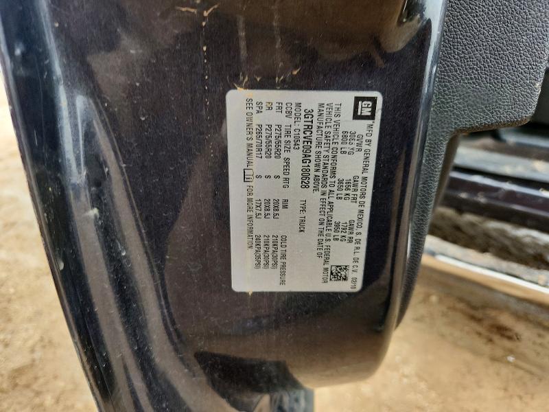 2010 Gmc Sierra მანქანა იყიდება აუქციონზე, vin: 3GTRCVE09AG180628, აუქციონის ნომერი: 60836726