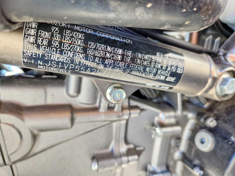 Продажа на аукционе авто 2022 Suzuki Sv650, vin: JS1VP55A2N7100125, номер лота: 61455516